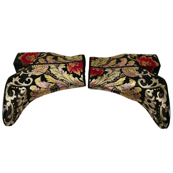 Sam Edelman women's Taye Jacquard floral embroidered ankle booties size 6.5 NWT - Picture 5 of 15